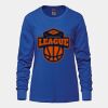 Ladies Long Sleeve Crew Neck Tee Vignette