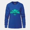 Ladies Long Sleeve Crew Neck Tee Vignette