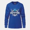 Ladies Long Sleeve Crew Neck Tee Vignette