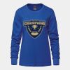 Ladies Long Sleeve Crew Neck Tee Vignette