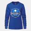 Ladies Long Sleeve Crew Neck Tee Vignette