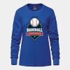 Ladies Long Sleeve Crew Neck Tee Vignette