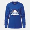 Ladies Long Sleeve Crew Neck Tee Vignette