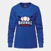 Ladies Long Sleeve Crew Neck Tee Vignette