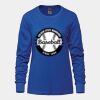 Ladies Long Sleeve Crew Neck Tee Vignette
