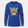 Ladies Long Sleeve Crew Neck Tee Vignette