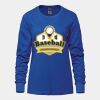 Ladies Long Sleeve Crew Neck Tee Vignette
