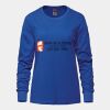 Ladies Long Sleeve Crew Neck Tee Vignette