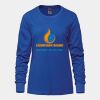 Ladies Long Sleeve Crew Neck Tee Vignette