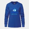 Ladies Long Sleeve Crew Neck Tee Vignette