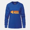 Ladies Long Sleeve Crew Neck Tee Vignette