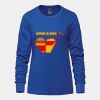 Ladies Long Sleeve Crew Neck Tee Vignette