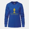 Ladies Long Sleeve Crew Neck Tee Vignette
