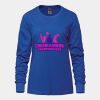 Ladies Long Sleeve Crew Neck Tee Vignette