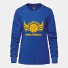 Ladies Long Sleeve Crew Neck Tee Vignette
