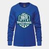Ladies Long Sleeve Crew Neck Tee Vignette