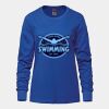 Ladies Long Sleeve Crew Neck Tee Vignette