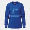 Ladies Long Sleeve Crew Neck Tee Vignette