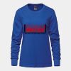 Ladies Long Sleeve Crew Neck Tee Vignette
