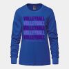 Ladies Long Sleeve Crew Neck Tee Vignette