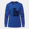 Ladies Long Sleeve Crew Neck Tee Vignette