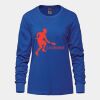 Ladies Long Sleeve Crew Neck Tee Vignette