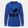 Ladies Long Sleeve Crew Neck Tee Vignette