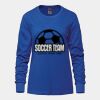Ladies Long Sleeve Crew Neck Tee Vignette