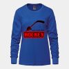 Ladies Long Sleeve Crew Neck Tee Vignette