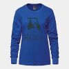 Ladies Long Sleeve Crew Neck Tee Vignette