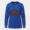 Ladies Long Sleeve Crew Neck Tee Vignette