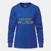Ladies Long Sleeve Crew Neck Tee Vignette